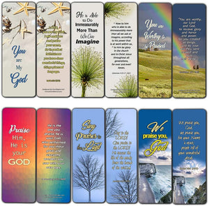 Scriptures Cards - Powerful Scriptures to Help You Worship God (30 Pack) - Stocking Stuffers Adoration Devotional Bible Study - Church Ministry Supplies Classroom Teacher Incentives Gifts Giveaways