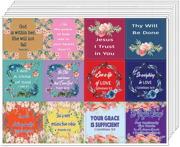 God is within Her Stickers (20-Sheet) - Awesome Stickers for Women