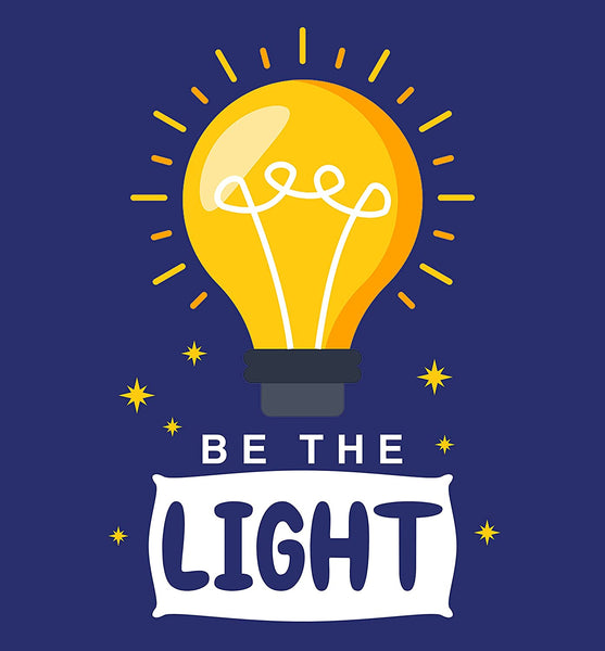 Be the light T-shirt Dark Blue-4XLarge