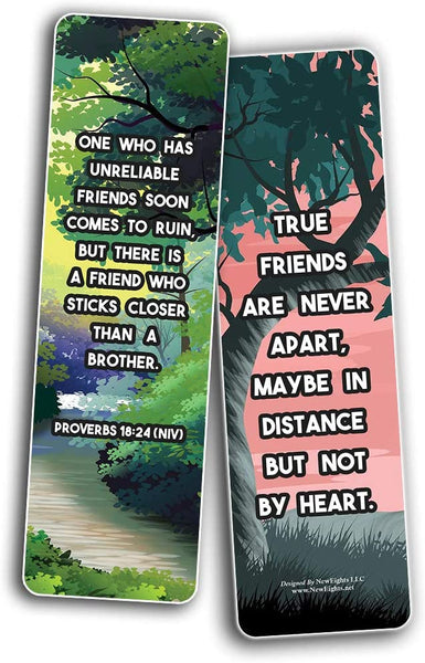 NewEights Famous Verses and Quotes on Loyalty (12-Pack) – Daily Motivational Card Set – Collection Set Book Page Clippers – Ideal for Church Events