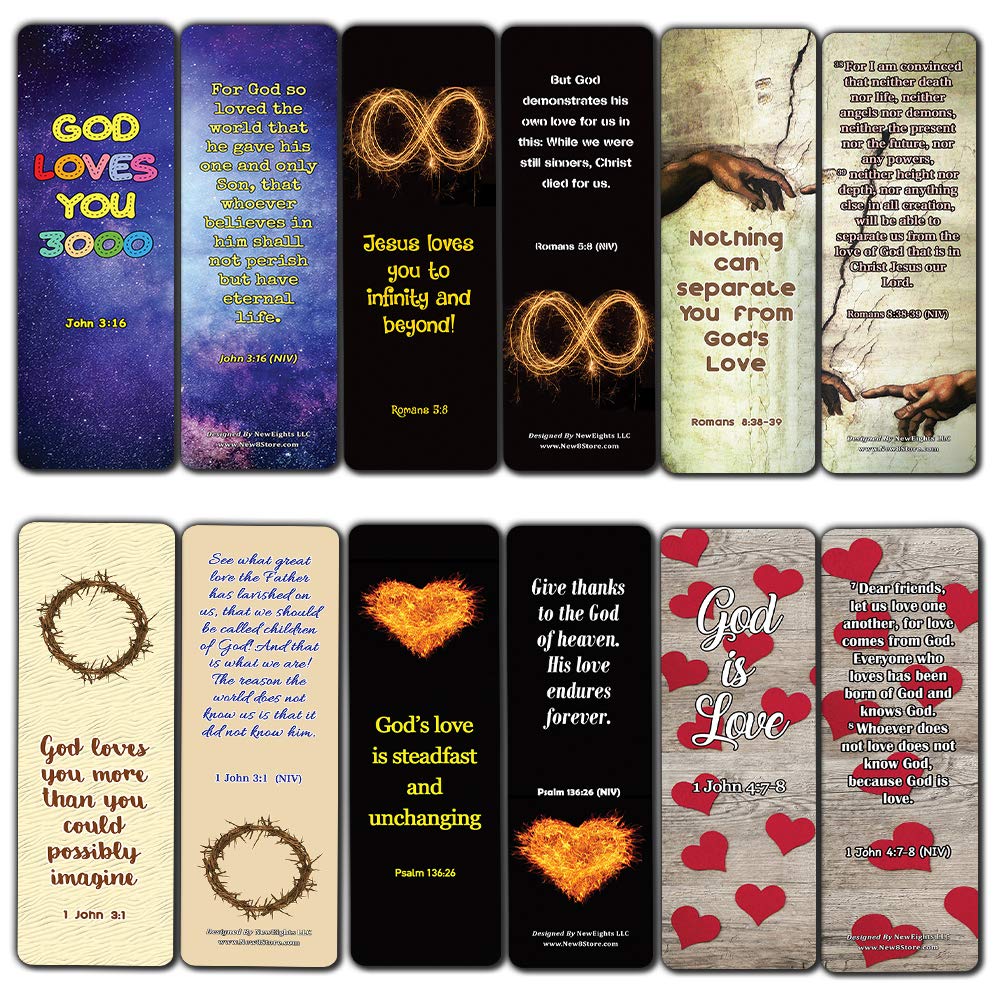 Christian Love You 3000 Bookmarks