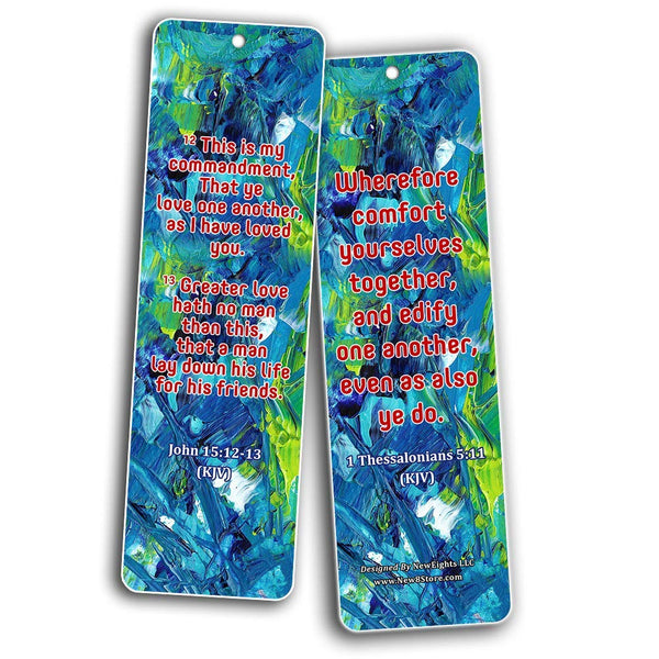 Scriptures Bookmarks - Friendship Bookmarks (KJV)