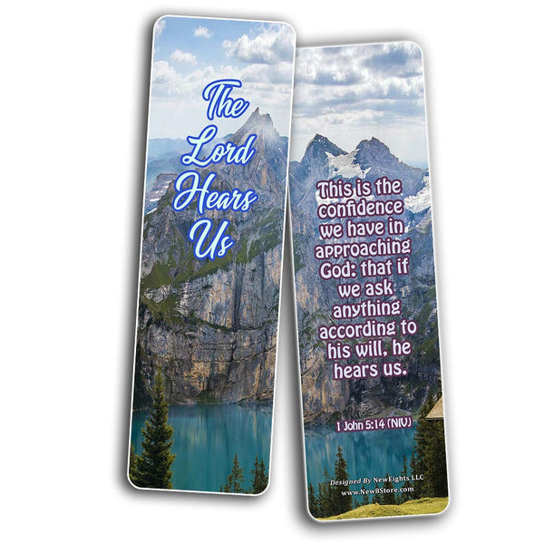 Scriptures Bookmarks - Bible Verses about Trusting God