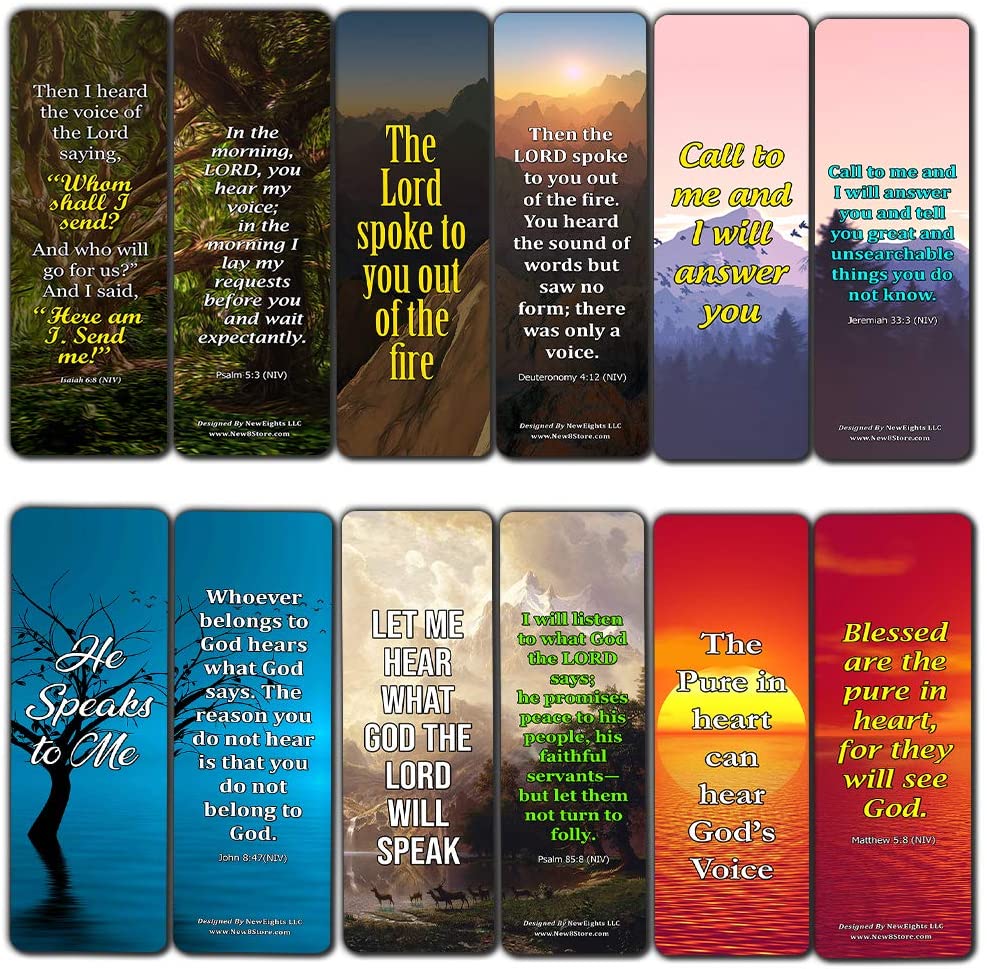 Hear the voice of God Bookmarks (60-Pack)