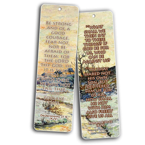 Scriptures Bookmarks to Encourage Men and Women (KJV)