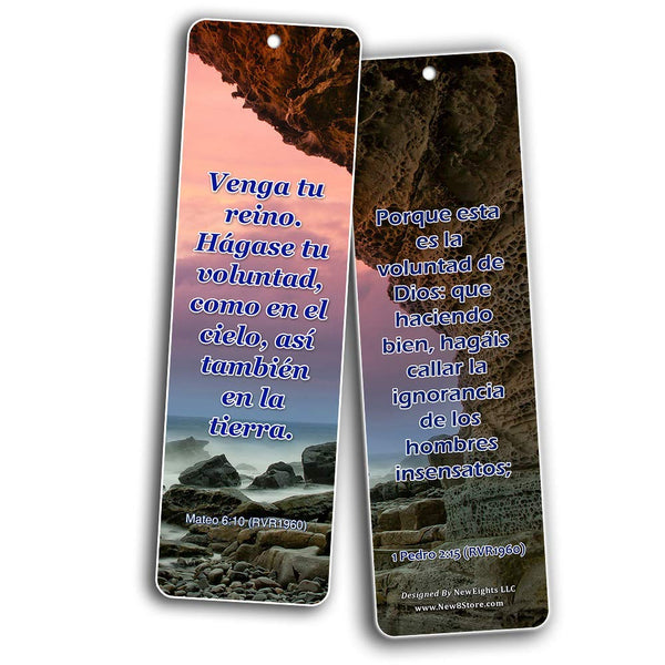 Spanish Religious Bookmarks - Bible Verses About God’s Will