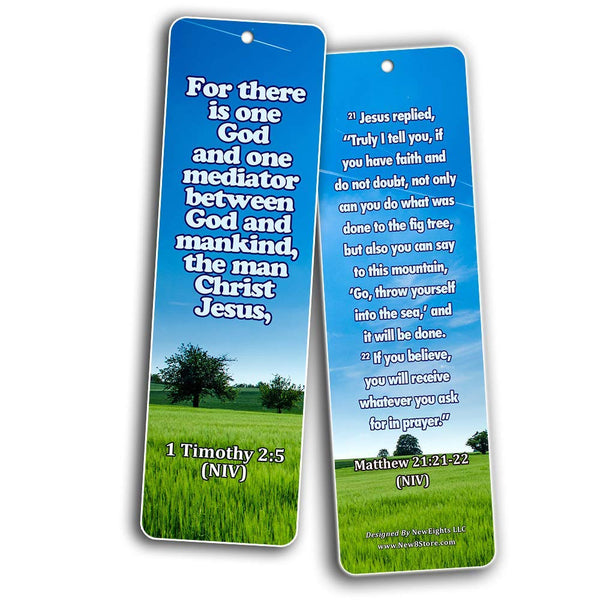 Bible Texts to Strengthen Prayer Life Bookmarks
