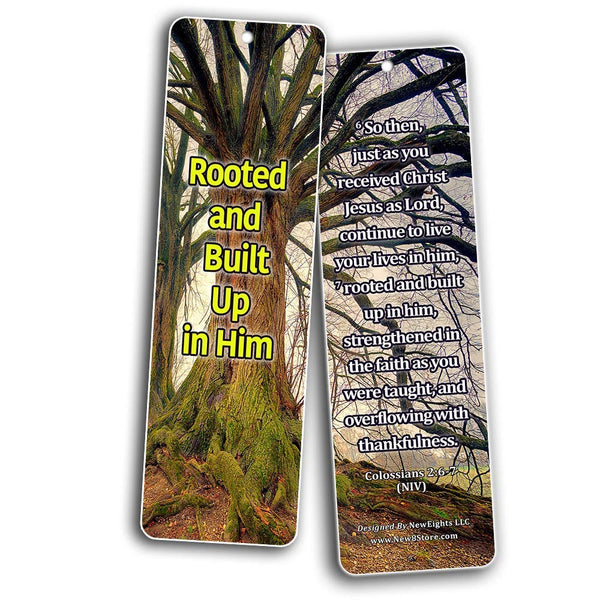 Powerful Bible Verses Bookmarks - Spiritual Growth