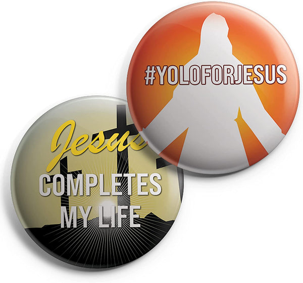 YOLO For Jesus Pinback Buttons (10 - Pack)
