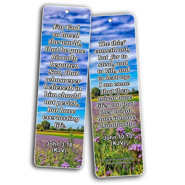 Life Bible Verses Bookmarks KJV
