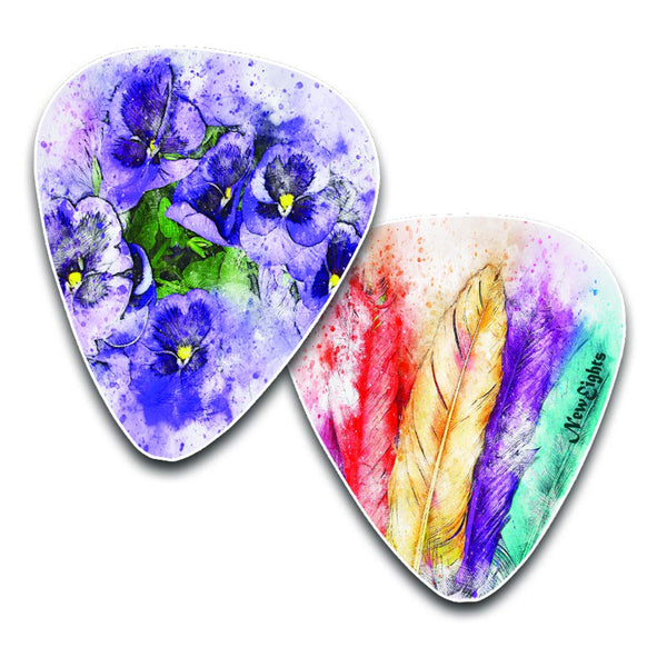 Colorful Pattern Guitar Picks - Great Assortment Of Colorful Pattern Guitar Picks For Musicians