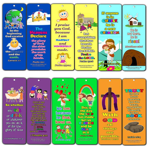 Powerful God Memory Verse Bookmarks