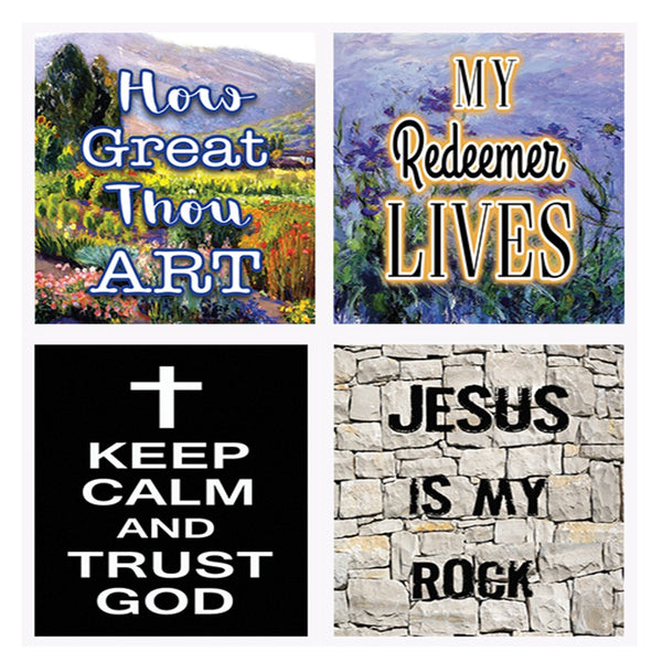 Christian Bible Verses Scriptures Planner Stickers - 20 Sheets