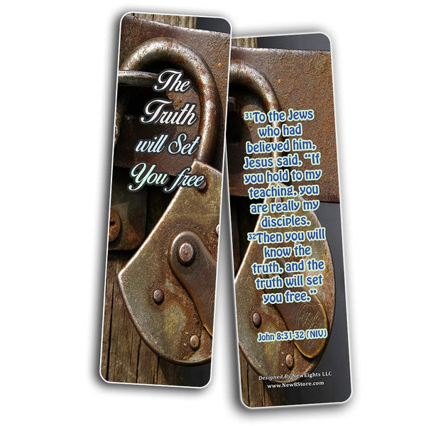 Bible Verses Bookmarks about Walking in the Truth