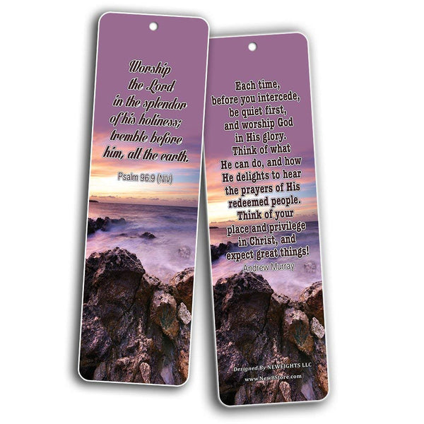 Inspirational Bible Verses Bookmarks (Worship)