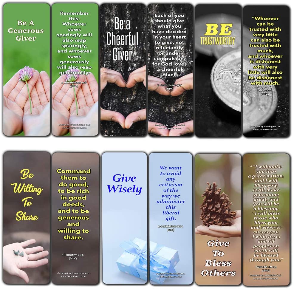 Christian Bookmarks for Biblical Financial Principles Series 3 (30 Pack) - Biblical Principles About Financial Freedom