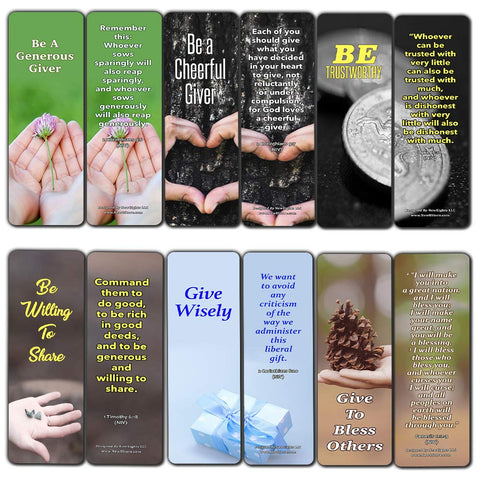 Christian Bookmarks for Biblical Financial Principles Series 3