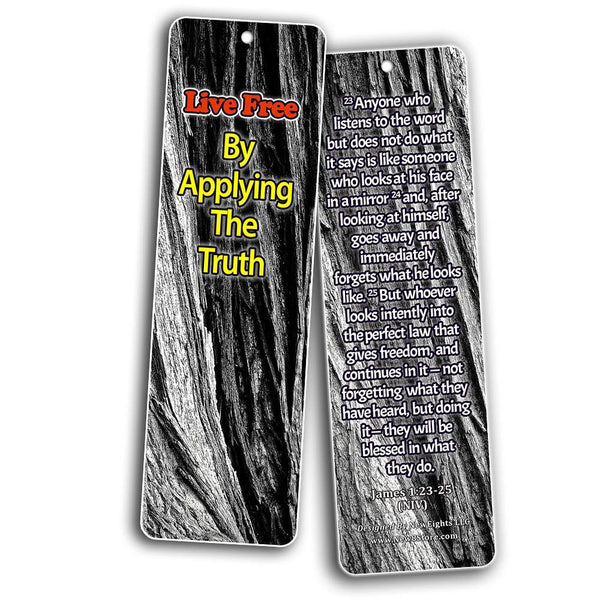 Powerful Bible Verses Bookmarks - Spiritual Growth