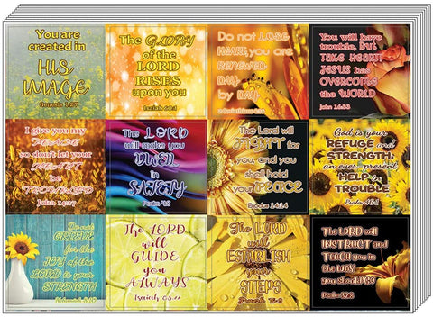 Christian Stickers for Women Series 2 (20 Sheets) - Assorted Mega Pack of Inspirational Stickers