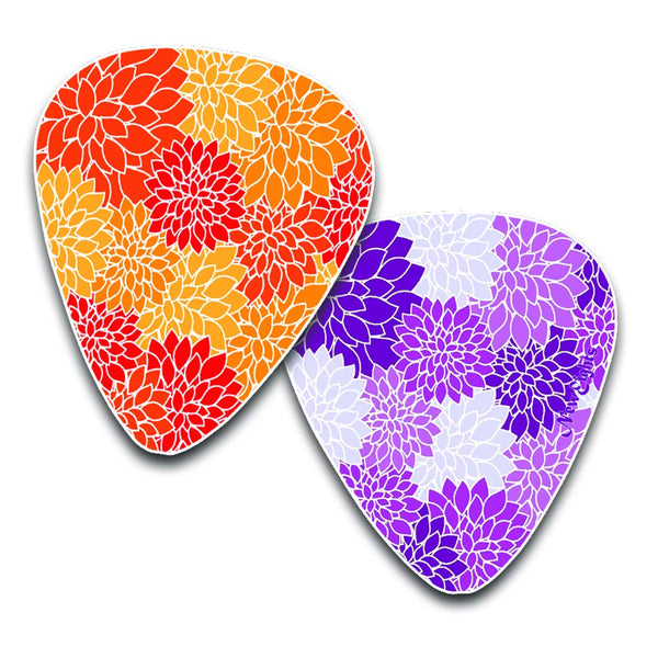 Colorful Pattern Guitar Picks - Great Assortment Of Colorful Pattern Guitar Picks For Musicians