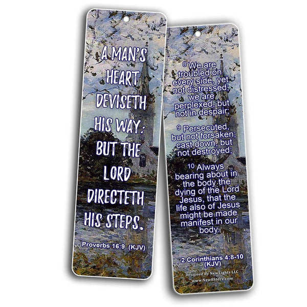 Scriptures Bookmarks to Encourage Men and Women (KJV)