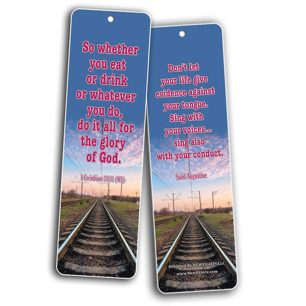 Inspirational Bible Verses Bookmarks (Worship)