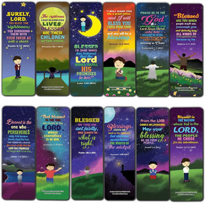 Top Bible Verses about God's Blessings NIV Bookmarks for Men (30-Pack) - Stocking Stuffers for Boys - Children Ministry Bible Study Church Supplies Teacher Classroom Incentives Gift