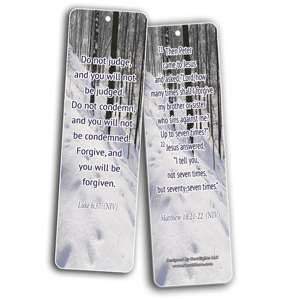 Bible Verse Bookmarks Cards (60-Pack) Anger & Forgiveness - Choose To Forgive - Heal Relationships - Finding Release from the Bondage of Anger and Bitterness - Get Your Life Back