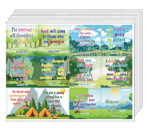 Christian Character Building Stickers for Kids Series 2