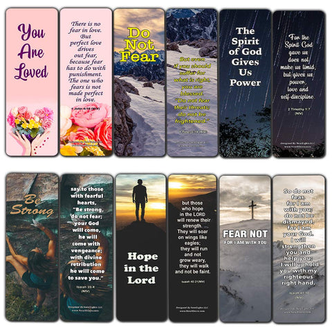 Bible Verses About Anxiety Bookmarks