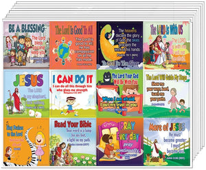 Christian Stickers for Kids (5-Sheet) - Devotional