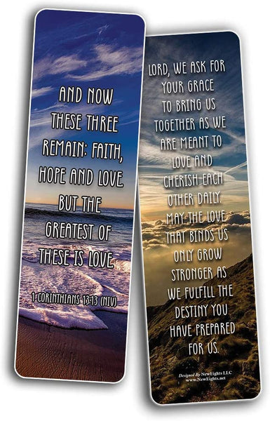 Popular Prayers and Bible Scriptures on Family Bookmarks (60-Pack) - Church Memory Verse Sunday School Rewards - Christian Stocking Stuffers Birthday Party Favors Assorted Bulk