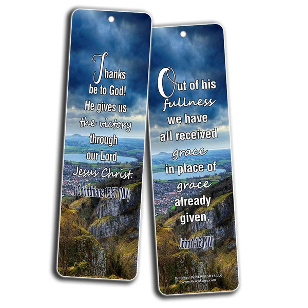 Thanksgiving Gratitude Bible Verses Bookmarks Cards (60-Pack)