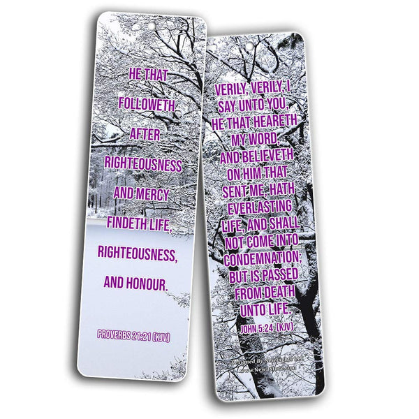 Life Bible Verses Bookmarks KJV