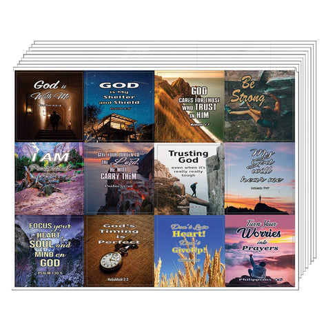Religious Stickers on God's Guidance (10 Sheets)