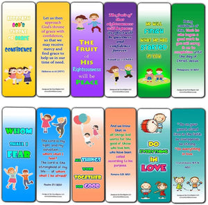 Confidence Building Scriptures for Kids Bookmarks (30-Pack)