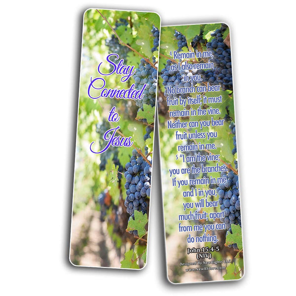Keys to a Fruitful Life Scriptures Bookmarks