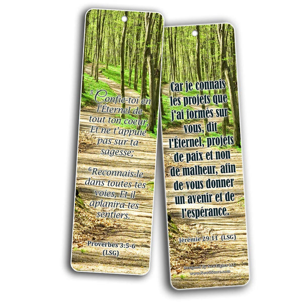 French Most Highlighted Bible Verse Bookmark (French - Louis Segond (LSG))