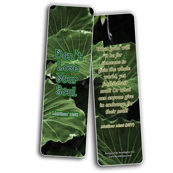 Inspirational Bible Verses about the Soul Bookmarks