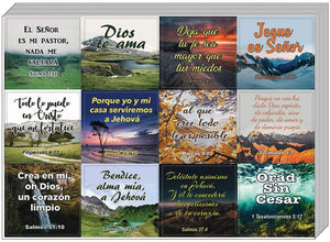 Spanish Religious Stickers (10-Sheet) - Assorted Mega Pack of Spanish Inspirational Stickers