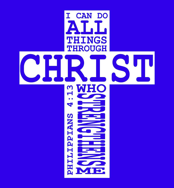 I can do all thing through Christ Purple-XLarge