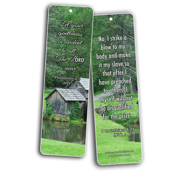 Bible Verses Related to Temperance Bookmarks