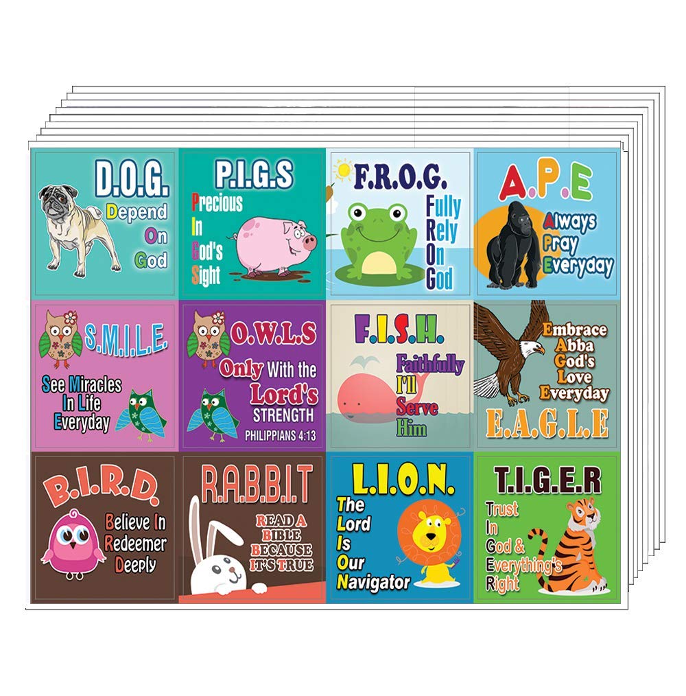 Depend ON GOD Stickers (10-Sheets)