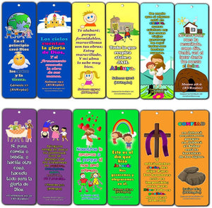 Spanish Powerful God Memory Verse RVR1960 Bookmarks (30-Pack)