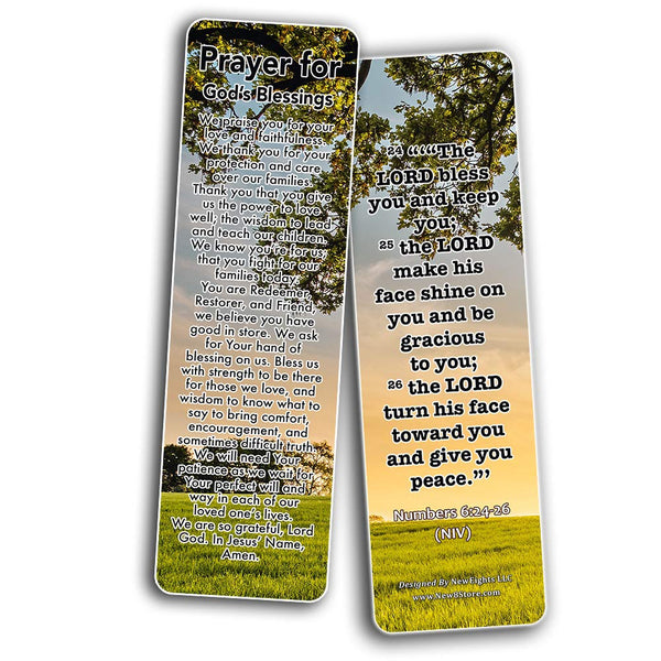 Prayers for Family Bookmarks