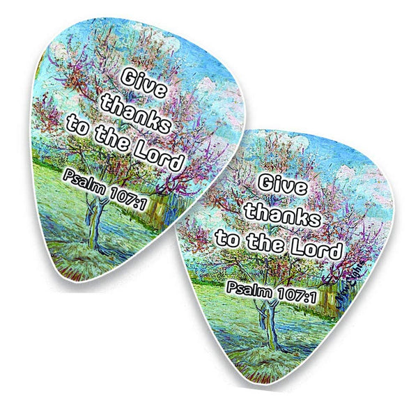 "Guitar Picks with Christian Theme - ""God Is Love"" Messages (12 Pack)"