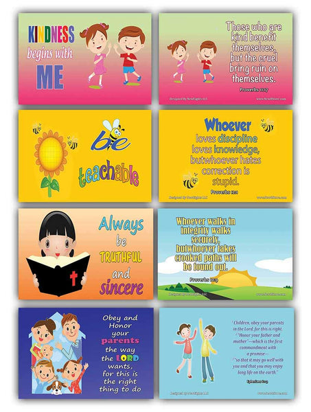 Daily Devotional Topical Bible Verses for Kids NIV Flashcards