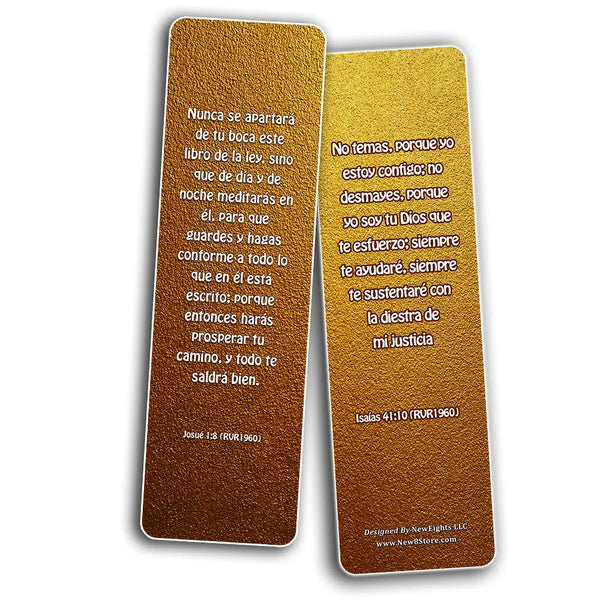 Spanish God's Promises Bible Verses Bookmarks