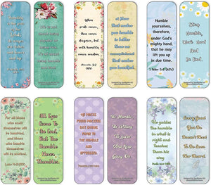 NewEights Famous Verses and Quotes on Humility (60-Pack) – Daily Motivational Card Set – Collection Set Book Page Clippers – Ideal for Church Events