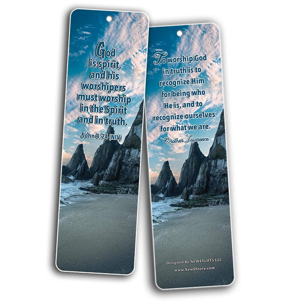 Inspirational Bible Verses Bookmarks (Worship)